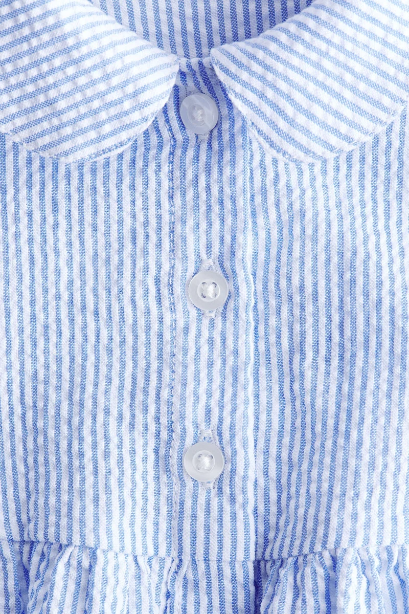 اتش اند ام بلوزة من قطن بلومتي